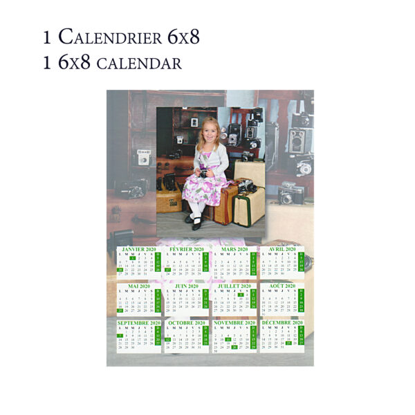 Calendrier 6x8